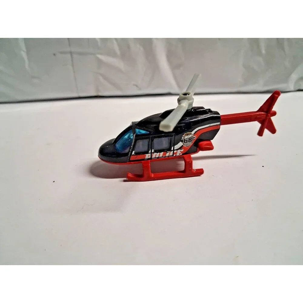 Hot Wheels Propper Chopper #68 HWPD Police Helicopter 2015 Mattel 1:64 Scale